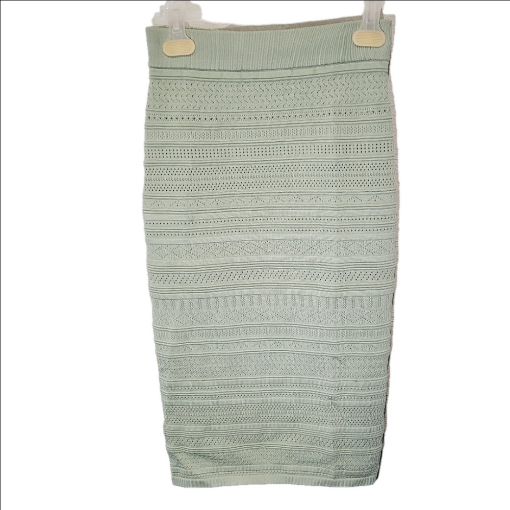 Babaton Knit Tube Bodycon Skirt